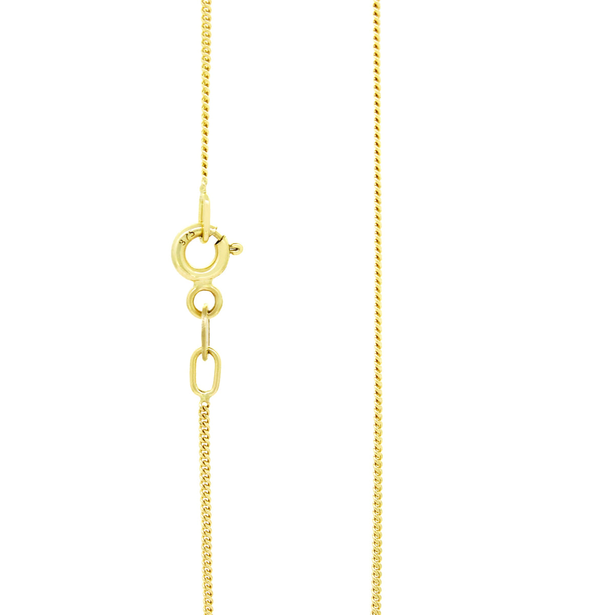9k Yellow Gold Curb Chain - Medium – Southern Cross Jewels